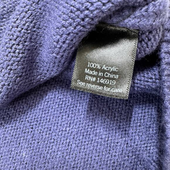 Simply Vera Wang XXL Ombre Knit Pullover Sweater Light Grey to Purple Cozy Relax - Picture 5 of 12